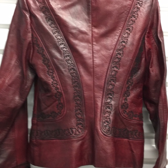 Escada leather jacket - Picture 7 of 8